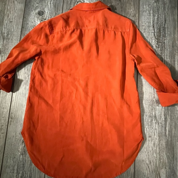 ARITZIA Babaton Utility Shirt 100% TENCEL responsibly sourced fibers - Orange - Picture 3 of 16